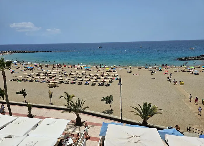 Exclusive Penthouse Playa Vistas 5 Close To Sea And Beach, Aircondition For A Fee, Wifi, Terrace, Heated Pool Appartement Playa de las Américas