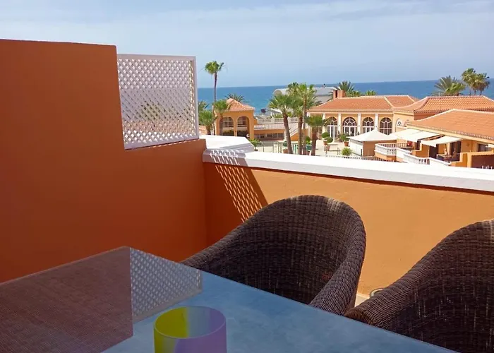 Exclusive Penthouse Playa Vistas 5 Close To Sea And Beach, Aircondition For A Fee, Wifi, Terrace, Heated Pool Apartment *