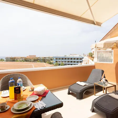 Apartment Exclusive Penthouse Playa Vistas 5 Close To Sea And Beach, Aircondition For A Fee, Wifi, Terrace, Heated Pool